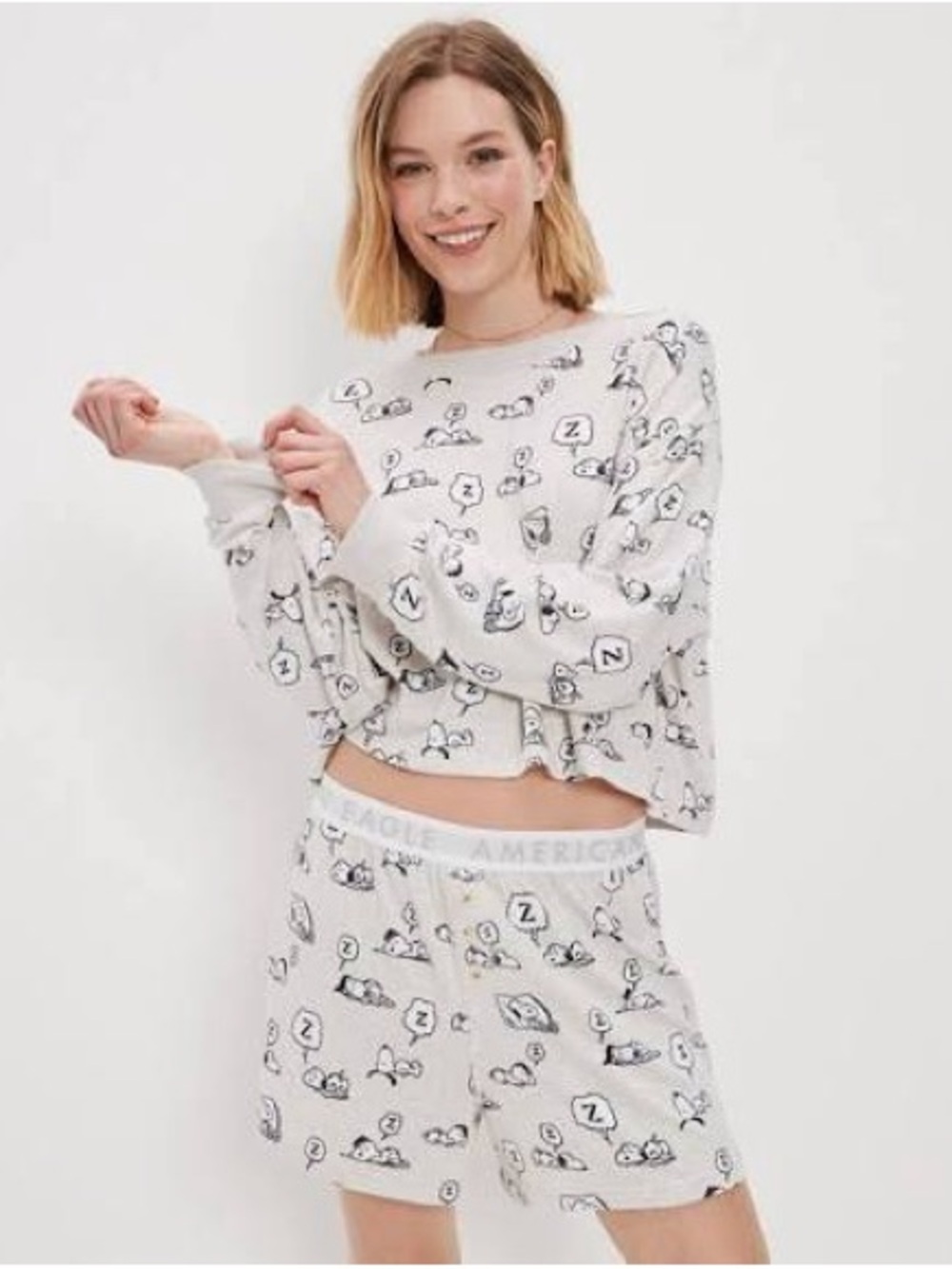 Snoopy Plush PJ Set